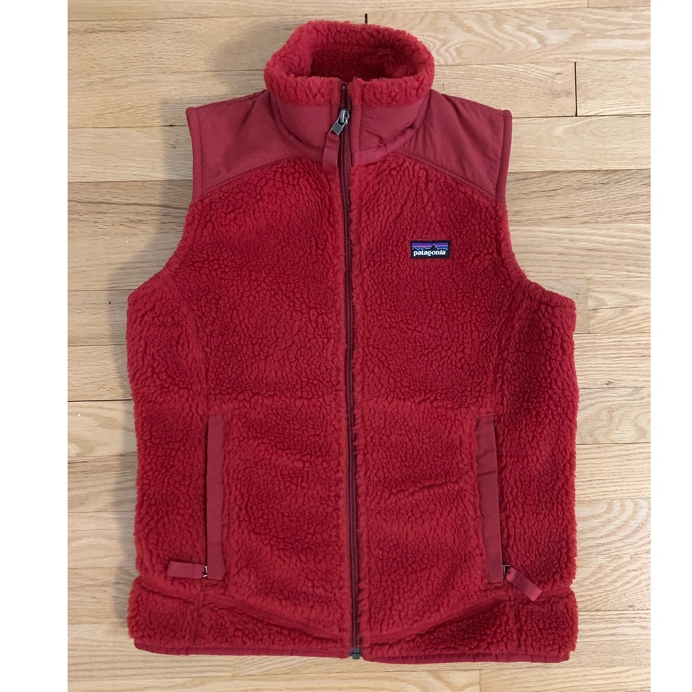 Red Patagonia Sherpa Vest